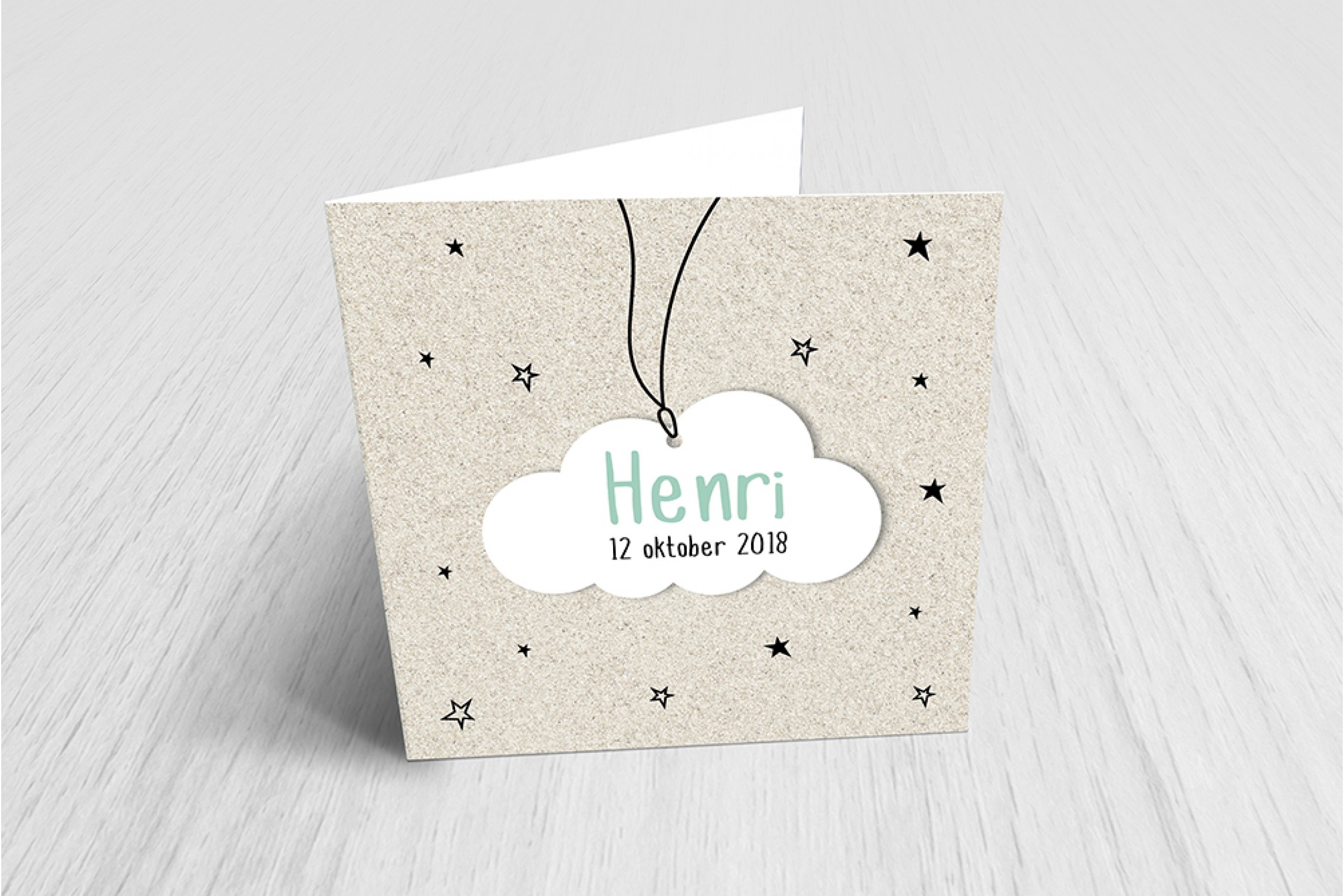Wolkje met sterretjes